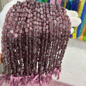 Coklat สี monalisa ลูกปัดหินอัญมณีรูปทรงก้อนกลมเรียบงานประดิษฐ์ทำหัตถกรรม - Product Image 3