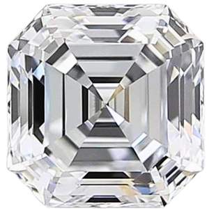 Diamant de laboratoire Asscher 1 carat F VVS2, taille Asscher, certifié IGI - Product Image 2