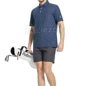 เสื้อกอล์ฟระบายอากาศได้ดีเสื้อโปโลน้ำหนักเบาใส่สบายสำหรับปรับแต่งโลโก้ของคุณ - Product Image 2