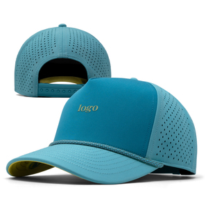 ผู้ผลิต OEM รับผลิตเชือกหมวกยางโลโก้ตามสั่ง สำหรับหมวกเบสบอล แบบยูนิเซ็กซ์ คุณภาพสูง สไตล์สปอร์ต ผ้าฝ้าย 100% 6 แผง สีตามสั่ง - Product Image 1