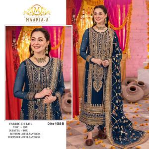 Attctaive Design Georgette avec broderie Séquence Pakistan Robe Salwar Costume pour l'exportation de l'Inde - Product Image 3