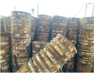 Cesta de madera de almacenamiento, cesta de cangrejo de madera respetuosa con el medio ambiente personalizada, embalaje de bushel de madera a precio barato, Exportación a todo el mundo - Product Image 2