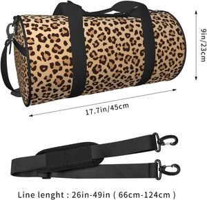 Bolsa de lona de gimnasio portátil personalizada, bolsa de gimnasio plegable impermeable para hombres y mujeres, diseño de tigre - Product Image 3