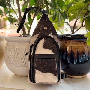Trending Cowhide Fur Leather Shoulder Bag New Arrival Travel Handbag Stylish Easy to Carry <b>Money</b> <b>Belt</b> Multi Uses Bags - Product Image 1