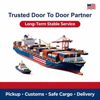 Agent maritime chinois avec service de transitaire DDP USA en 7 jours, dédouanement rapide, expédition LCL+Express pour petites entreprises
