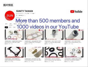 TAIWAN SUNITY Joint Emballage Rocker Case OEM 37539-30300 S16R pour moteur diesel Mitsubishi - Product Image 6