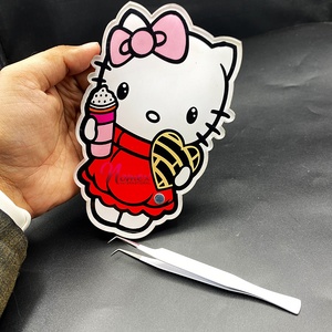 ที่หนีบขนตาปลอมทำโลโก้ตามสั่งวัสดุอะคริลิคคีมหนีบขนตาแบบแม่เหล็ก - Product Image 2