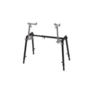 QUIK LOK - WS/421, Soporte para teclado/mezclador de alta resistencia, Altura ajustable 65-96 Cm, pliegues planos, Expandible, 8Kg, Negro - Product Image 4