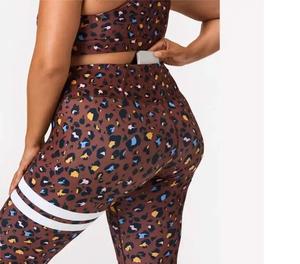 Personalizado de secado rápido transpirable correr mujeres Yoga Fitness Leggings cintura alta moda mallas de Yoga sin costuras - Product Image 1