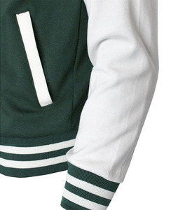 Meilleure vente, OEM, veste universitaire chaude personnalisée de haute qualité avec écusson de broderie pour hommes, blouson Bomber Letterman pour hommes - Product Image 4