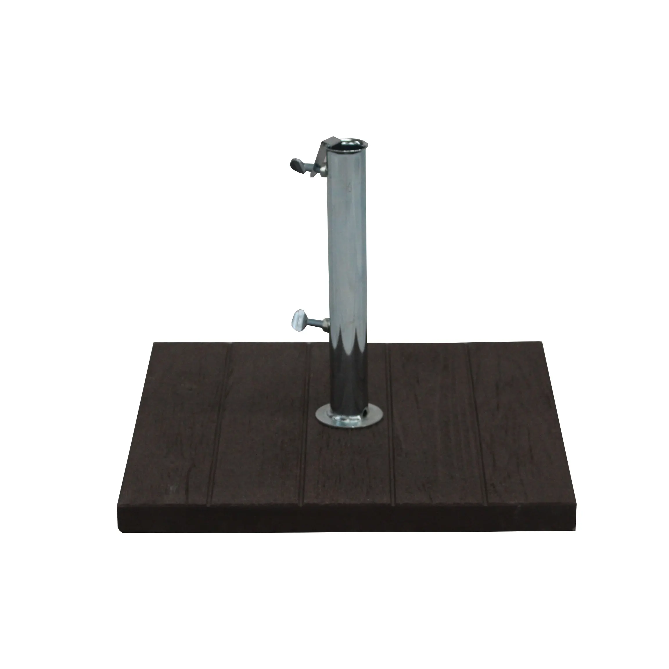 Beste Prijs Bruine Kleur Hout Look 20 Kg Maat 50X50X3,7 Cm Betonnen Basis Voor Parasols