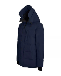 Custom Made Men's Winter Warm Puffer <b>Jacket</b> Solid Color Fashionable Waterproof with Hooded Collar - Product Image 3