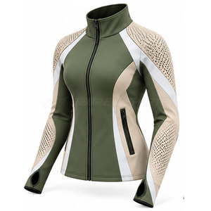 Premium Women Sculpt Knitted <b>Jacket</b> Custom Design Breathable Eco-Friendly Fitted Outerwear for Workout <b>Yoga</b> Sport OEM Wholesale - Product Image 6
