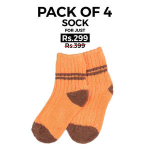 Kids <b>Socks</b> - <b>Orange</b> - Product Image 1