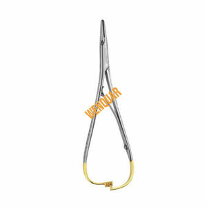 Portaagujas Mathieu de 14 cm, Fabricado con Expertitud, Recubrimiento de Carburo de Tungsteno TC, Instrumento Quirúrgico y Dental Manual - Product Image 1