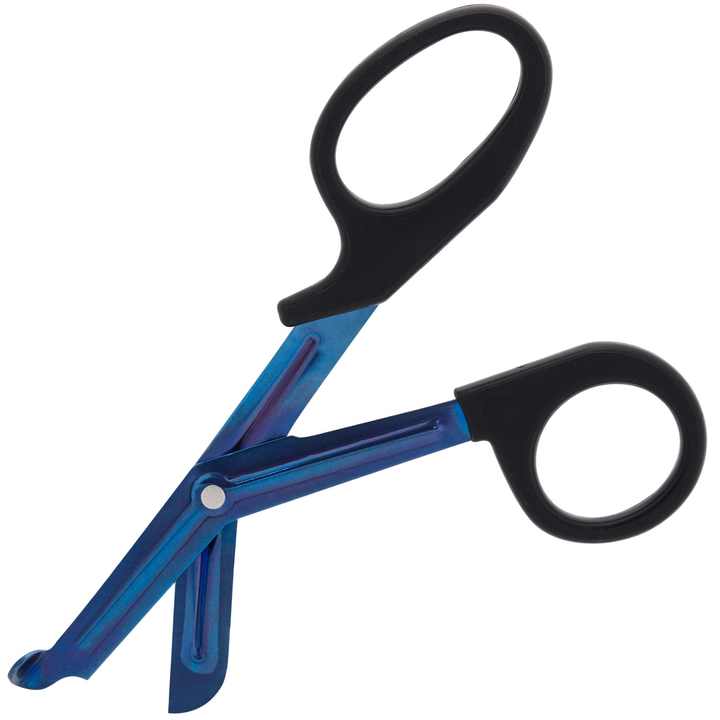 Medical Scissors With Titanium Blue color Premium EMT Trauma Shear Utility Bandage Shears Paramedic Emergency Scissor Vaslcare