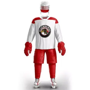 Uniforme de hockey sobre hielo para equipos, uniformes profesionales de alta calidad, precio al por mayor - Product Image 3