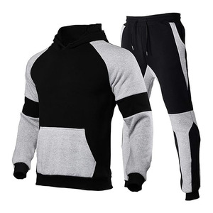 Conjunto Deportivo Unisex con Capucha, Transpirable, para Invierno, con Logotipo Personalizado, 2 Piezas, Cintura Elástica, Ligero - Product Image 5