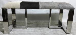 เหล็กขารูปตัวที2ที่นั่งและม้านั่ง3ที่นั่งพร้อมเบาะหนังและผ้าปรับแต่งตามความต้องการในขนาดและเสร็จสิ้น - Product Image 2