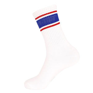 Chaussettes de sport pour hommes en coton blanc personnalisées pour le tennis, le yoga et le football - Product Image 6