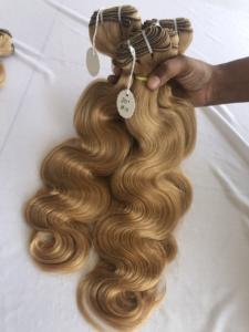 Extensions de cheveux humains bruts de 12A à 12A, cuticule alignée vierge, corps en vison cambodgien de 24 pouces, temples indiens - Product Image 6