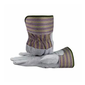 Guantes de soldadura de cuero dividido de piel de vaca Guantes de soldadura de forja resistentes al calor y al fuego Guantes de aparejo - Product Image 1