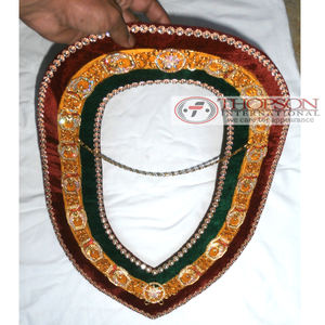 Collar de cadena masónica de peso pesado con bordado dorado LODGE & DEGREE REGALIA Productos de cuero - Product Image 6