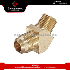 ข้อต่อปลายโค้งทองเหลือง45 ° สำหรับผู้ชาย - Product Image 4