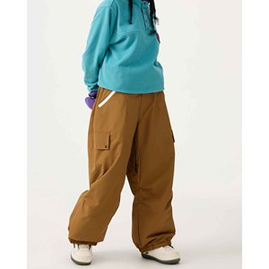 Pantalones impermeables de invierno para esquí, tabla de nieve, estilo holgado, 100%, tela de alta calidad, tapón de viento, pantalones de esquí para nieve hechos en Pakistán - Product Image 3