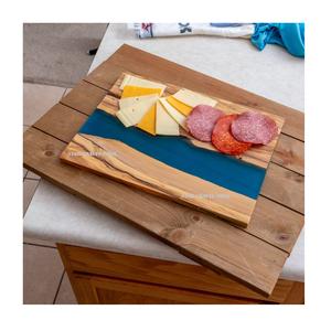 Venta al por mayor de material natural personalizado hecho a mano de alta calidad con logotipo personalizado tabla para cortar queso bloques de tabla de charcutería - Product Image 5