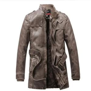Vestes en cuir véritable de qualité supérieure en gros, design tendance et élégant, vestes en cuir de vache, vestes à fermeture éclair personnalisées pour hommes - Product Image 2
