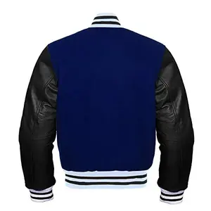 Coupe-vent vintage personnalisé pour hommes, veste universitaire en toile à col montant et logo sur le devant, streetwear sportif - Product Image 2