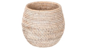 Paniers de rangement multifonctionnels modernes en rotin naturel faits à la main, écologiques, en forme de cercle, fabriqués à Hanoï - Product Image 1