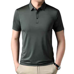 Polo en coton 100% original de qualité supérieure 2026, respirant, séchage rapide, logo imprimé personnalisé, polo personnalisé pour homme - Product Image 2