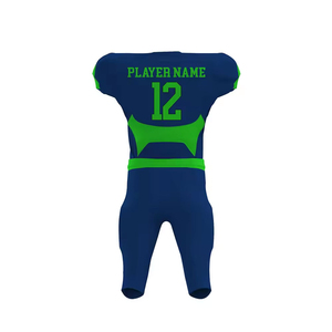 Ensemble d'uniformes de football américain personnalisés en tissu polyester sublimé à séchage rapide pour équipes – Conception sur mesure par le fabricant et fournisseur - Product Image 2