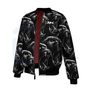 แจ็คเก็ตบอมเบอร์ผู้ชายสำหรับฤดูหนาว คอตั้ง แห้งเร็ว เป็นมิตรกับสิ่งแวดล้อม คุณภาพสูง รับผลิตตามสั่ง (OEM) พร้อมคุณสมบัติที่ปรับแต่งได้ - Product Image 1