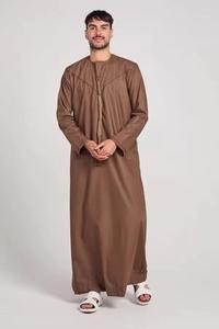 Servicio OEM, Ropa Islámica para Hombre, Nuevo Diseño de Jubba Thobes, Nuevo Diseño de Moda de Manga Larga, Jubba Simple para Hombre - Product Image 6