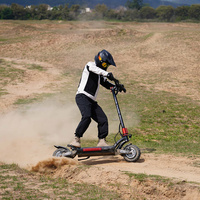 Trottinette électrique tout-terrain YUME Raptor2 à double moteur - 60V 30Ah, 100 km d'autonomie, pneus larges de 11 pouces, design pliable et freins à disque hydrauliques