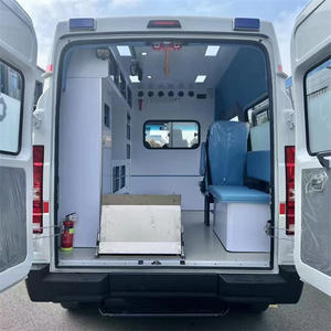 Used Directly Supplied Manufacturer Hospital <b>Emergency</b> Rescue <b>Vehicle</b> Short Axle High Roof Box Rescue Truck Two-Wheel Diesel - Product Image 5