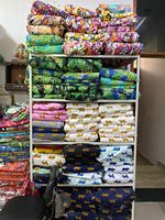 Coton de haute qualité en gros Lot de tissu imprimé en bloc imprimé fleuri robe en coton indien tissu à coudre par cour vêtements pour femmes