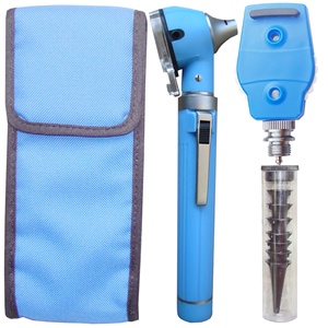 Ensemble intégré d'otoscope et d'ophtalmoscope pour examen clinique avec technologie de visualisation optique à double spectre - Product Image 1