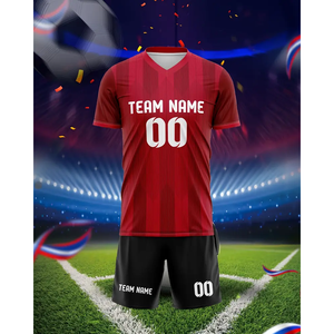เสื้อฟุตบอลและอเมริกันฟุตบอลสำหรับผู้ใหญ่รุ่นล่าสุด ปรับแต่งชื่อและหมายเลขได้ ชุดแข่งขันนักเรียนใหม่ ชุดฝึกซ้อมทีมฟุตบอล - Product Image 1