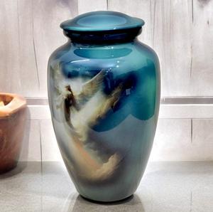 โกศบรรจุอัฐิรูปนางฟ้าโลหะสมัยใหม่ สำหรับบรรจุอัฐิมนุษย์ เป็นมิตรกับสิ่งแวดล้อม รับน้ำหนักได้ถึง 200 ปอนด์ ปรับแต่งขนาดได้ - Product Image 6