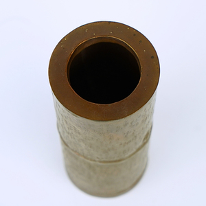 Jarrón con forma de bambú de cobre hecho a mano de alta calidad, mesa de plantas de interior única o exhibición de pared con toque Natural para Decoración - Product Image 3