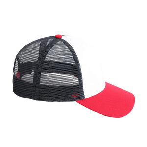 Chapeaux de camionneur en maille 5 panneaux 2025 de haute qualité casquettes vierges classiques confortables impression personnalisée pour les scènes extérieures et décontractées en gros - Product Image 3