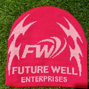 Chapeaux d'hiver en tricot jacquard acrylique unisexe 100% Bonnet étoile à huit branches personnalisé pour la plage et les Offres Spéciales de voyage - Product Image 1