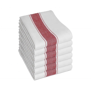 Simple doux 100% coton brodé 18x28 pouces 125 GSM recyclable séchage rapide meilleure vente durable budget amical torchons - Product Image 1