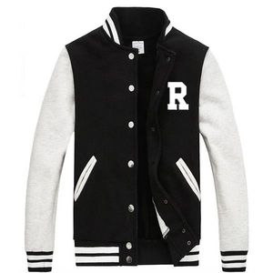 Vestes support pour hommes, en cuir, bouton complet, manches, coupe-vent respirant, macaron - Product Image 6