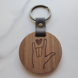 LLavero de madera ecológico, grabado personalizado, serigrafía, logotipo impreso, espacios en blanco para promoción de Acción de Gracias y regalos de negocios - Product Image 2