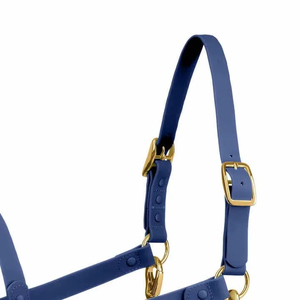 Cabestro de cuero para caballos hecho con cuero 100% genuino y herrajes de latón de alta calidad a bajo precio y bajo MOQ. - Product Image 3